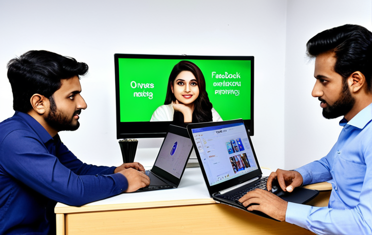 **Prompt:** Vibrant digital marketing scene in Pakistan. A modern office space with diverse team members collaborating on laptops, analyzing data dashboards, and designing mobile-friendly website layouts. Focus on the energy and innovation of digital advertising, incorporating elements like Facebook Ads, Google Ads, and social media marketing strategies. Subtle Urdu calligraphy in the background.